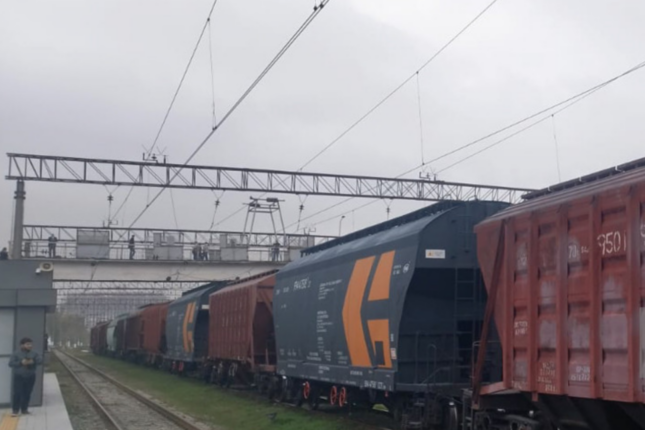 Ermənistana buğda aparan qatar artıq Bakıdadır – VİDEO