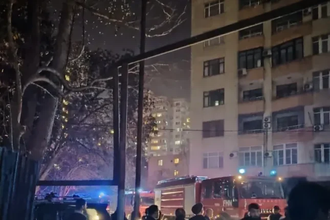 Yanan binada qızını itirən atadan ürək parçalayan sözlər-FOTO