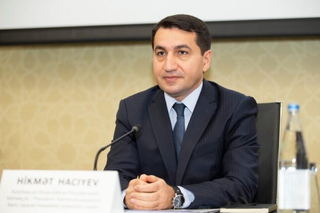 Hikmət Hacıyev hərbi paradla bağlı paylaşım etdi – VİDEO