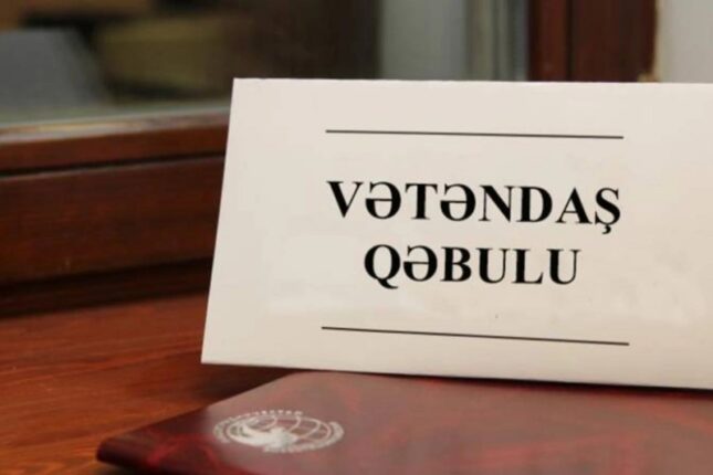 Nazirlərin qəbul CƏDVƏLİ