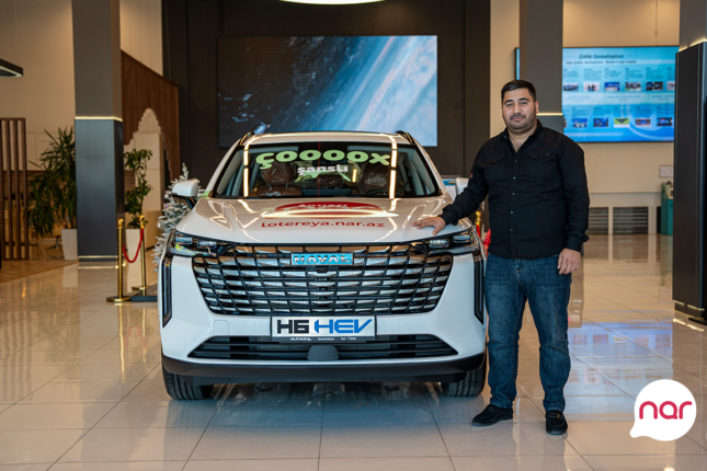 “Nar”ın “Çoox Şanslı” lotereyasında 10-cu avtomobilin sahibi bəlli oldu