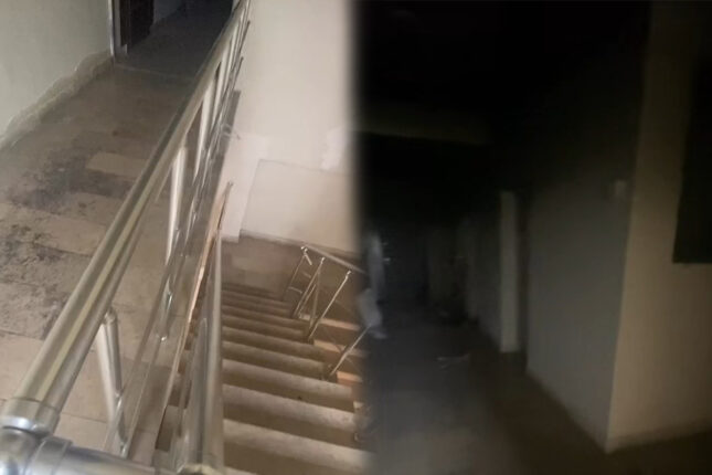 Yanğında 3 nəfərin öldüyü bina təmir olunur – Video