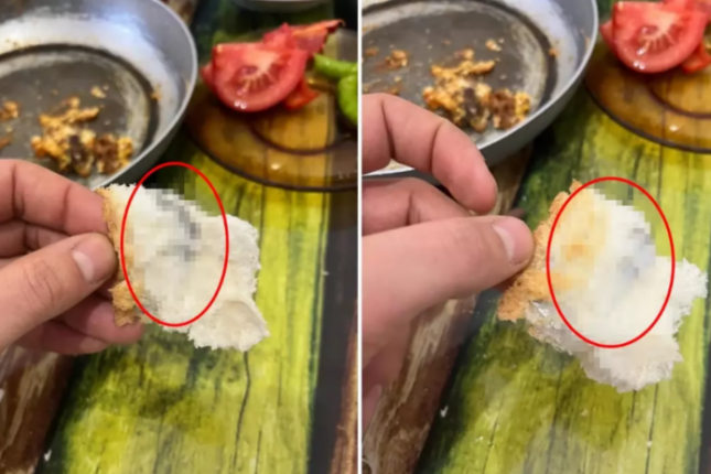 Çörəyin içindən “LEZVA” çıxdı – VİDEO