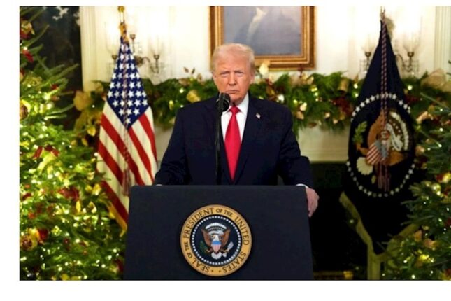 Tramp xalqa müraciət etdi — VİDEO