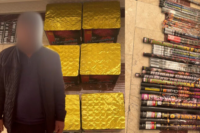 Pirotexniki vasitələr satan 58 yaşlı kişi saxlanıldı – Video Pirotexniki vasitələr satan 58 yaşlı kişi saxlanıldı – Video