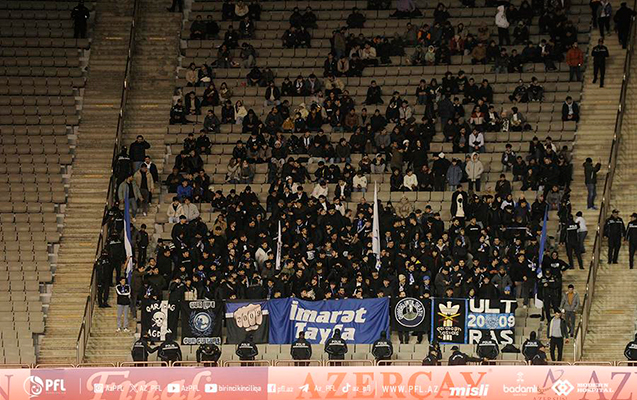 “Qarabağ” azarkeşlərinə görə cərimələndi