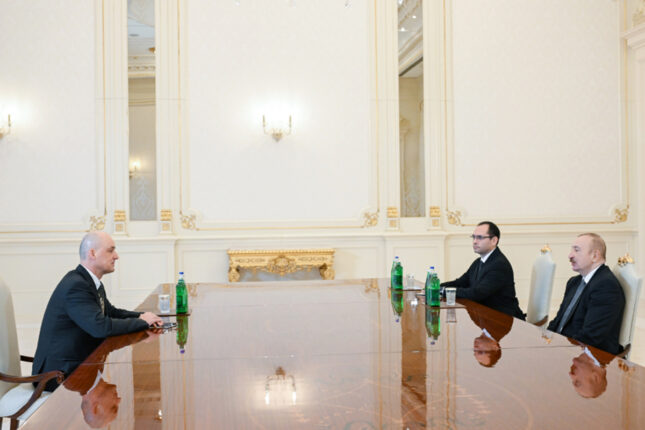 Prezident Ksaba Leykonu qəbul etdi – FOTOLAR