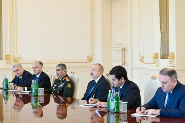 Britaniyanın dövlət naziri Prezidentin qəbulunda