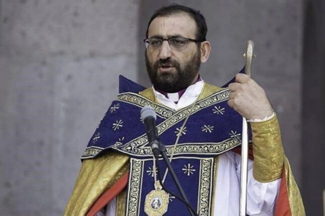 Ermənistanda daha bir arxiyepiskop həbs edildi