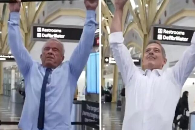 Nazirlər hava limanında güc yarışına çıxdılar – VİDEO