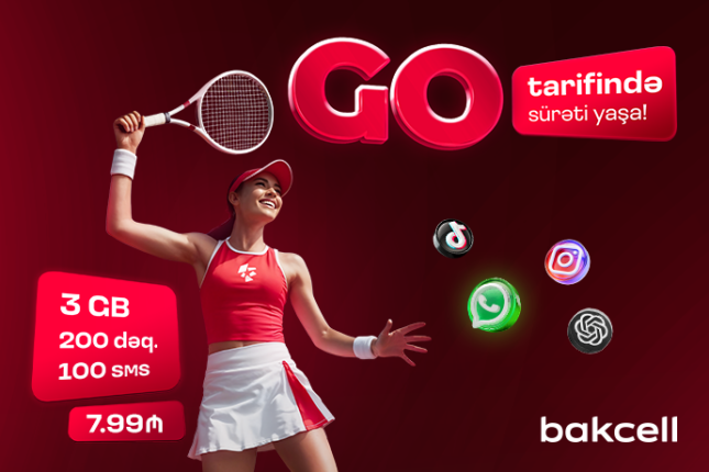 “Bakcell” bonuslarla zəngin yeni “GO” tariflərini təqdim edir