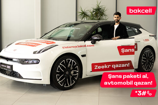 Bakcell-in lotereyasında 11-ci lüks avtomobil uduldu!