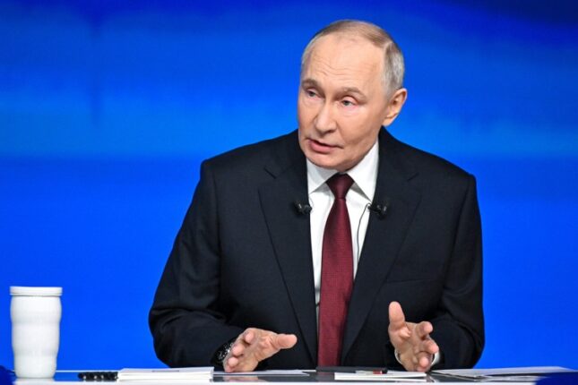 Putin onun sualını yersiz adlandırdı