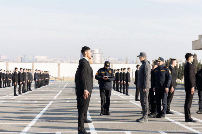 Daxili işlər naziri sıra baxışı keçirdi – Video