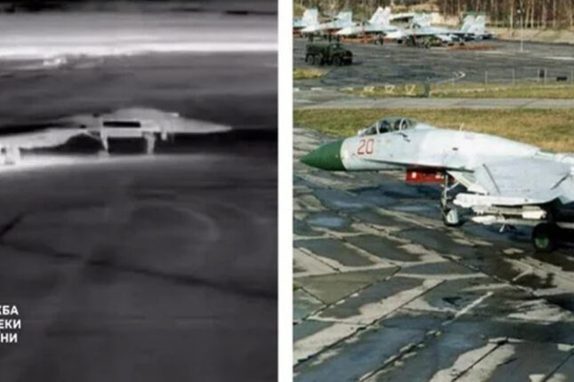 Ukrayna Krımda Rusiyaya məxsus iki Su-27 təyyarəsini vurdu (FOTO) Ukrayna Krımda Rusiyaya məxsus iki Su-27 təyyarəsini vurdu (FOTO)