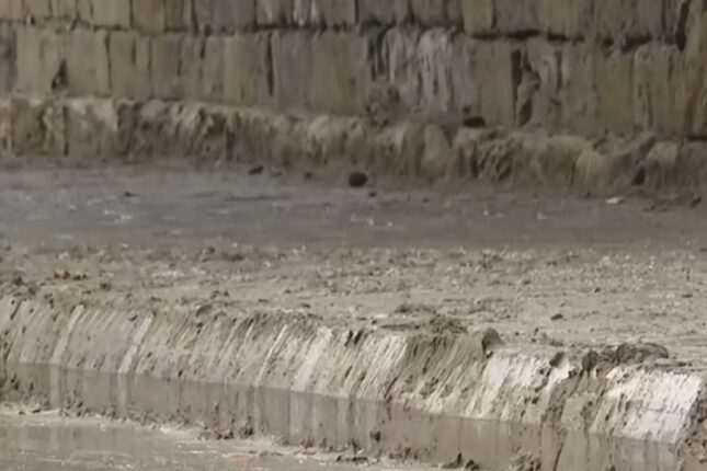 Bakının mərkəzində təhlükə: Torpaq sürüşməsi riski (VİDEO)