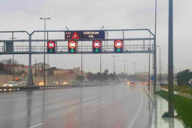 Aeroport yolunda sürət həddi bərpa edildi Aeroport yolunda sürət həddi bərpa edildi