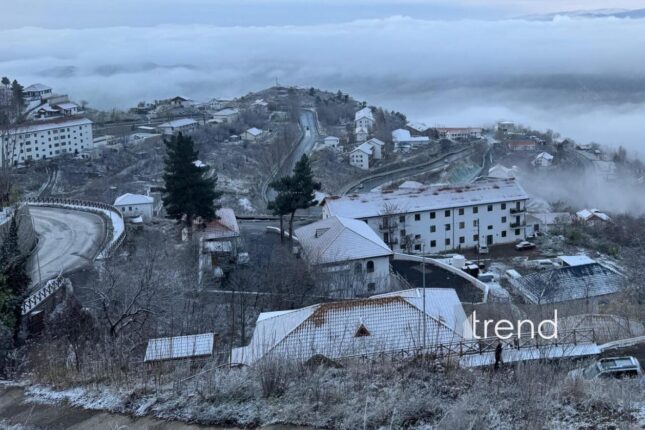 Laçına da qar yağır – FOTO