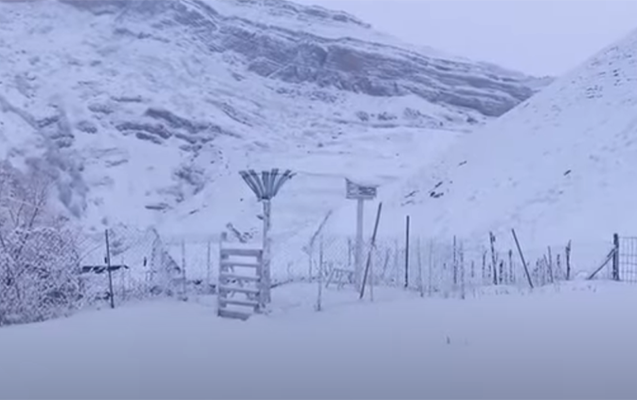 Qaxa 22 sm qar yağdı