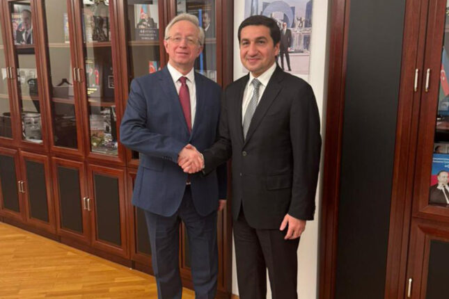 Hikmət Hacıyev Lavrovun müavini ilə görüşdü – Foto