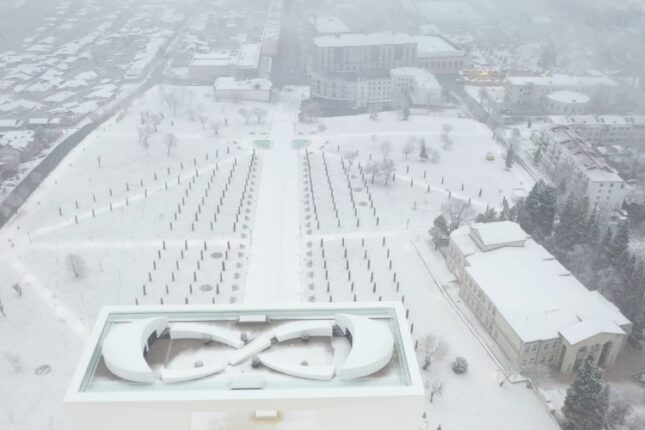 Xankəndiyə qar yağır – FOTOLAR