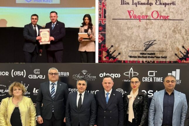 Vüqar Oruc “İlin iqtisadçı-eksperti” mükafatına layiq görüldü-VİDEO