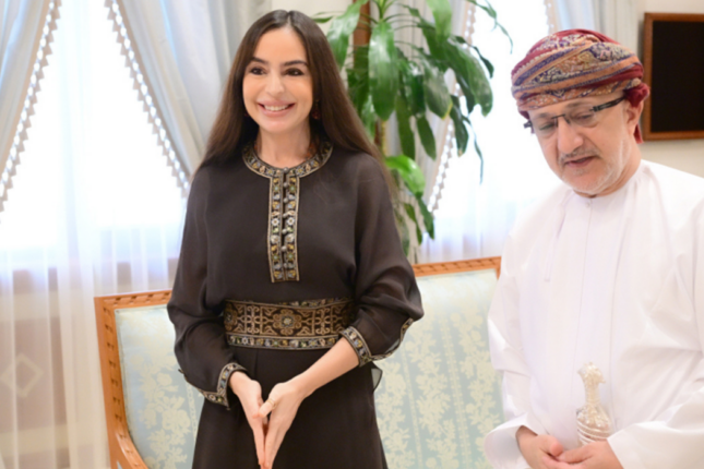 Leyla Əliyeva Omandadır – Fotolar