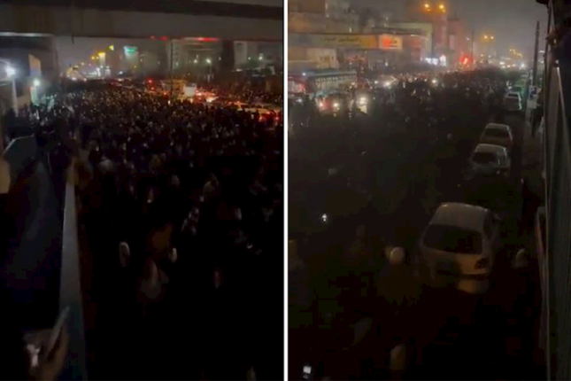 Tehranda 1 milyona yaxın insan etirazlara qoşulub – Video