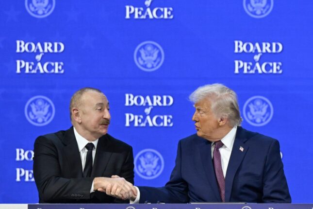 Davosda İlham Əliyevlə Donald Tramp arasında səmimi dialoq – VİDEO