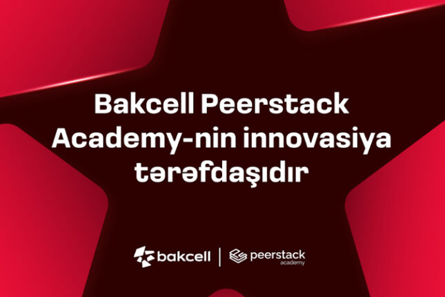 Bakcell Peerstack Academy-nin innovasiya tərəfdaşıdır Bakcell Peerstack Academy-nin innovasiya tərəfdaşıdır