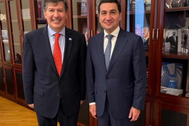 Hikmət Hacıyev BMT-nin müvəqqəti rezident əlaqələndiricisi ilə görüşdü