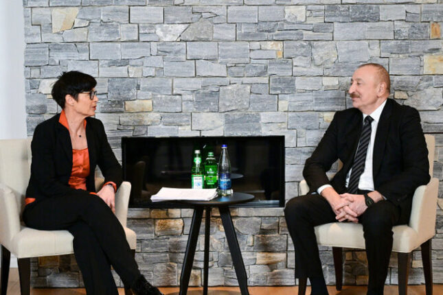 İlham Əliyev və Marta Kos Ermənistanla sülh prosesini müzakirə ediblər