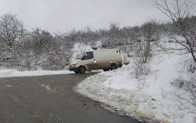 “Ağsu perevalı” yenə buz bağladı “Ağsu perevalı” yenə buz bağladı