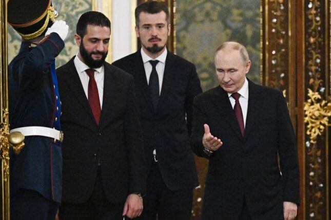 Putin və Əhməd Əl Şaraa arasında görüş başladı-VİDEO