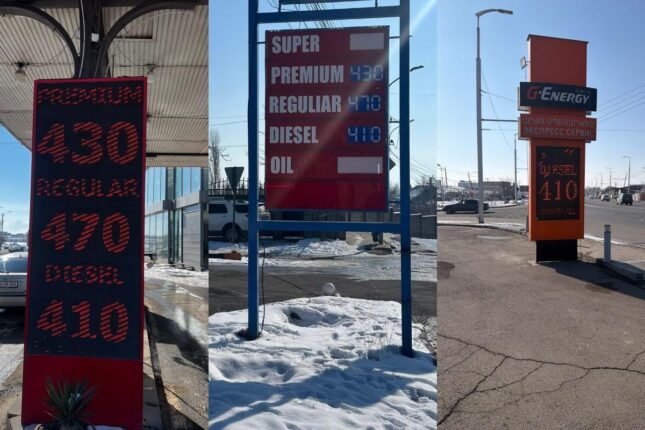 Ermənistanda benzin və dizel ucuzlaşdı