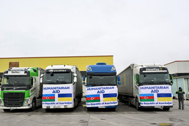 Azərbaycan Ukraynaya 1 milyonluq yardım göndərdi – Fotolar Azərbaycan Ukraynaya 1 milyonluq yardım göndərdi – Fotolar