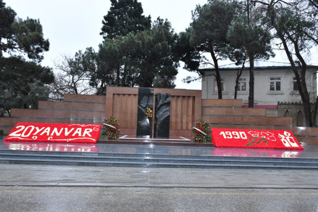 Abşeronda 20 Yanvar faciəsi qurbanları anıldı – Fotolar