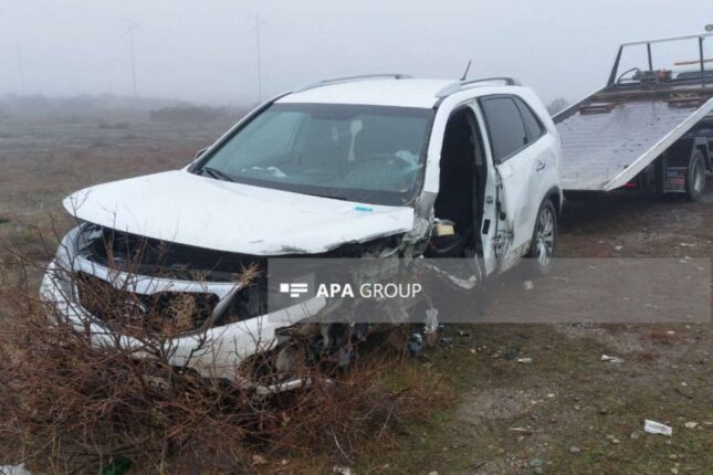 Hacıqabulda zəncirvari qəza – 5 nəfər xəsarət aldı – FOTO – VİDEO