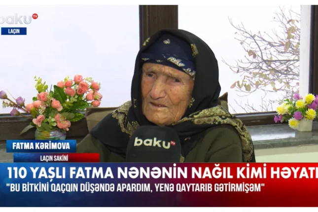 Laçından olan 110 yaşlı Fatma nənənin nağıl kimi həyat hekayəsi (VİDEO)