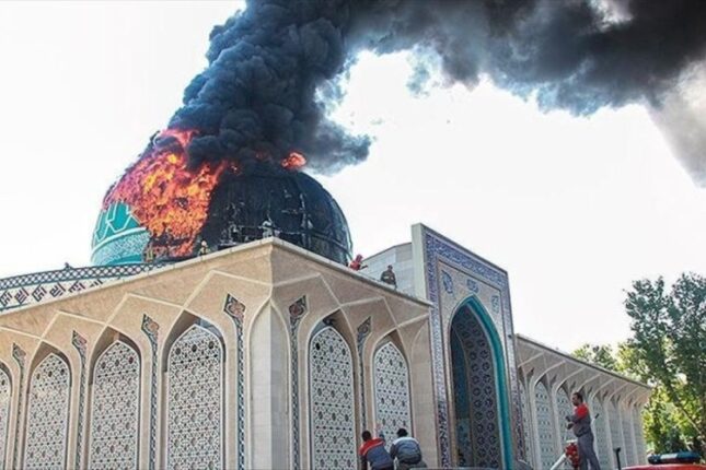 Etirazlar zamanı Tehranda 34 məscid YANDIRILDI