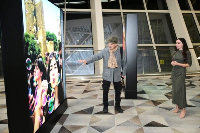 Leyla Əliyeva “Yüksələn işıq” sərgisində iştirak edib – FOTOLAR