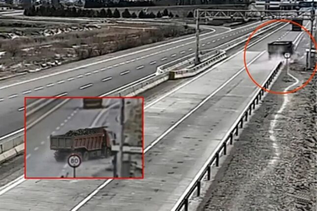 Bakı-Qazax yolunda yük avtomobili aşıb – ANBAAN VİDEO