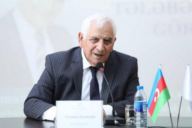 Nəriman Həsənzadə “Heydər Əliyev” ordeni ilə təltif olundu