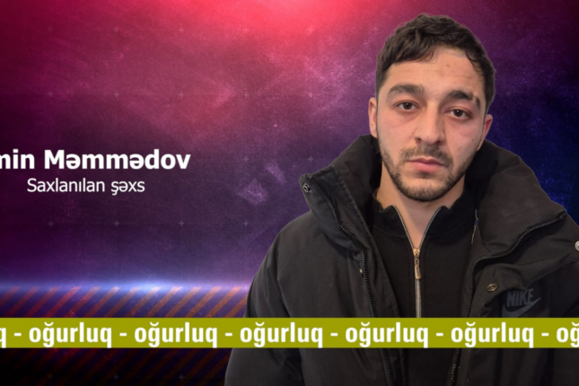 Mənzildən 30 min manatlıq qızıl oğurlayan şəxs saxlanıldı-VİDEO