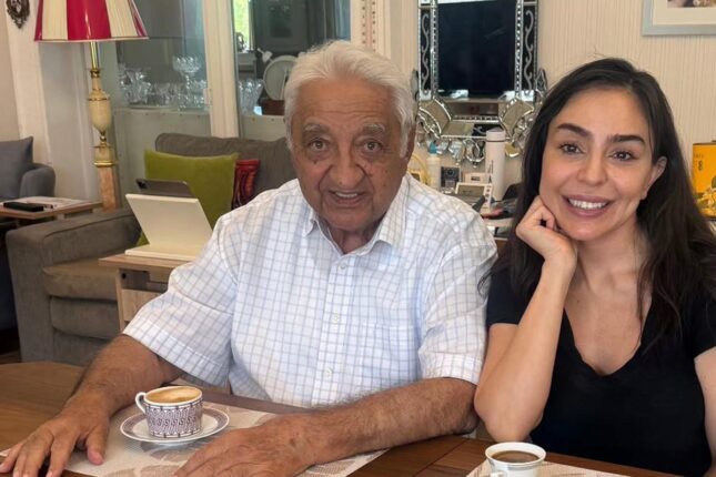 Leyla Əliyevadan babasına ad günü təbriki – Foto