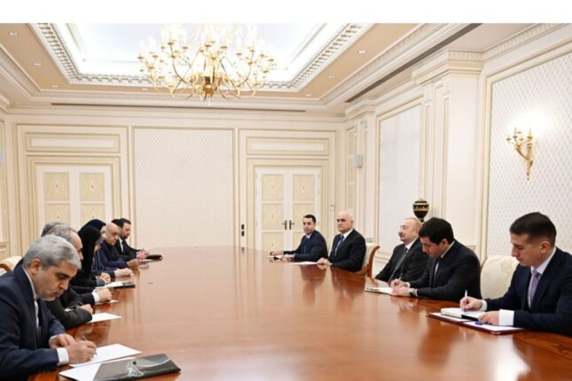 Prezident iranlı naziri qəbul etdi – Fotolar