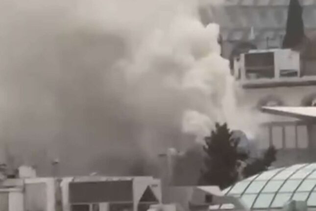 Bakıda məşhur restoranda yanğın – VİDEO