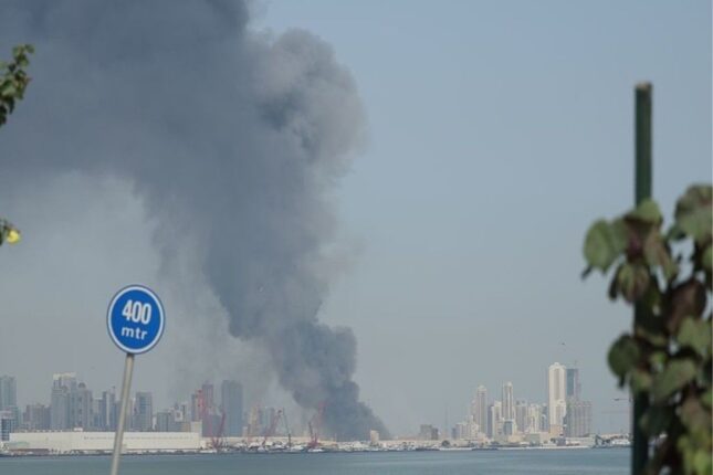 Bəhreyn DİN: İran Salman limanı yaxınlığındakı obyektlərə zərbə endirib