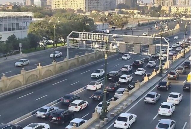 Bakıda tıxac olan 12 istiqamət – SİYAHI