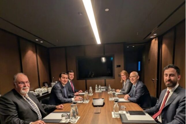 Hikmət Hacıyev Ərdoğanın baş müşaviri ilə görüşdü